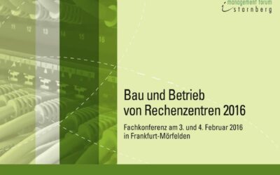 Bau und Betrieb von Rechenzentren 2016