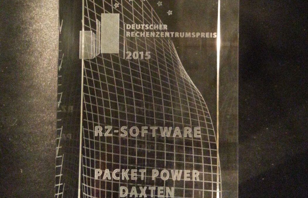 Daxten gewinnt Deutschen Rechenzentrumspreis 2015